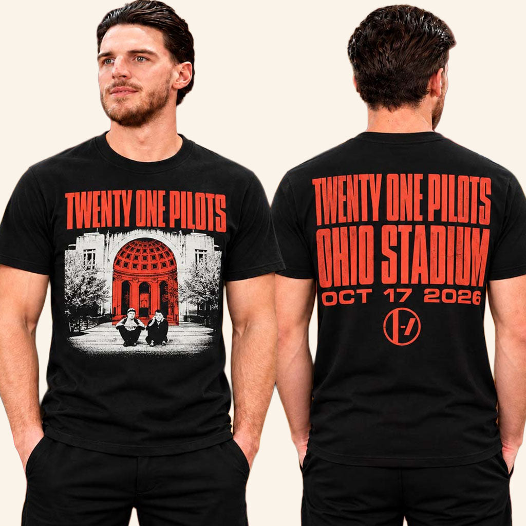 Twenty One Pilots Merch At Ohio Stadium In Columbus OH On October 17 2026 T-Shirt Fan Gear