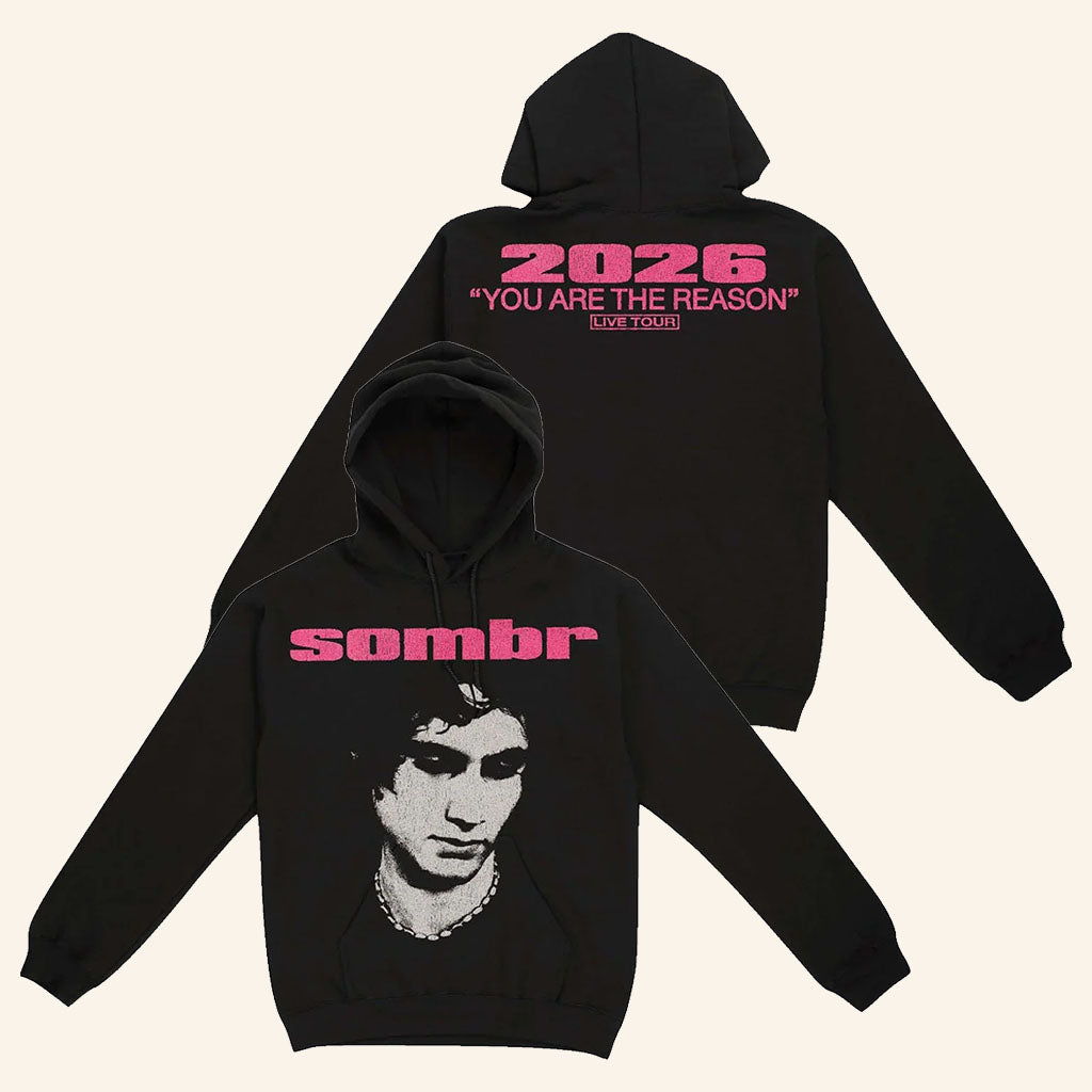 Sombr Merch 2026 You Are The Reason Tour Hoodie Cool Gifts For Music Lovers