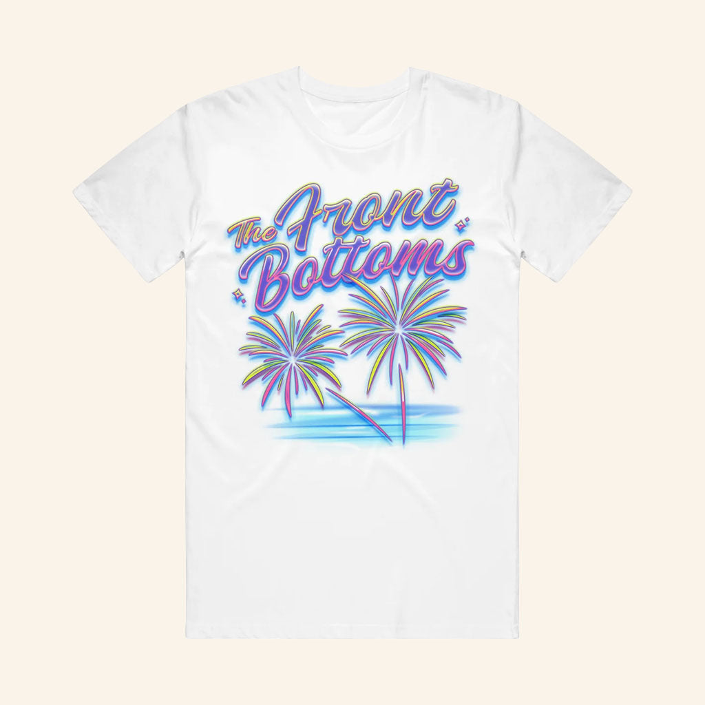 The Front Bottoms Merch 2026 Champagne Jam 2026 White T-Shirt Gifts For BFF