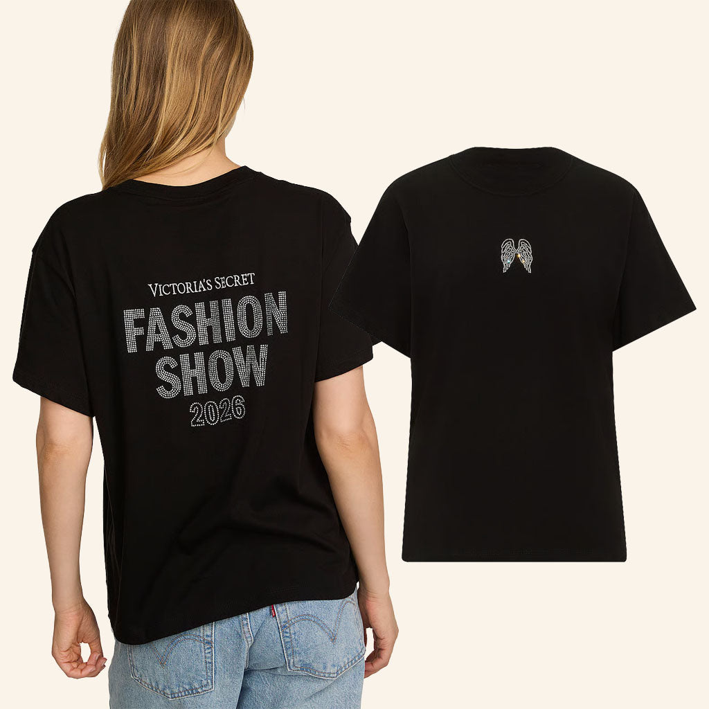 Victoria Secret Fashion Show 2026 Merch Black T-Shirt Best Gifts For Friends