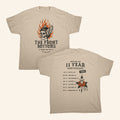 The Front Bottoms Merch 2026 Moto Tour West Coast T-Shirt Back On Top 11 Year Anniversary Shirt
