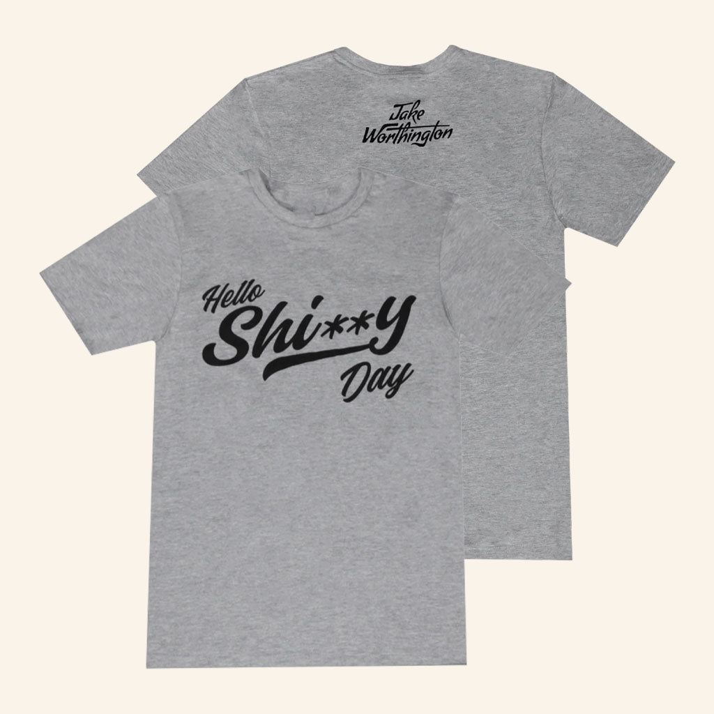 Jake Worthington Merch 2026 Hello Shitty Day T-Shirt Unique Gifts For Music Lovers