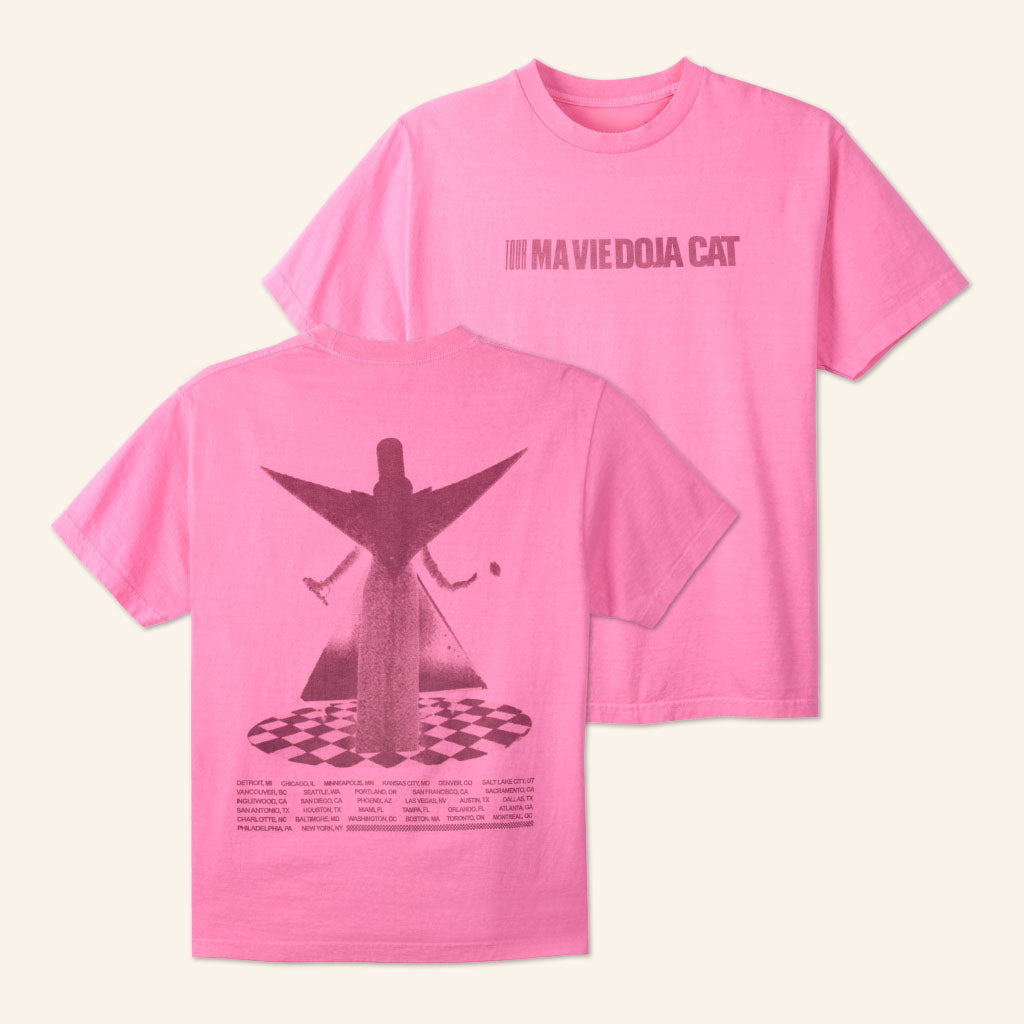 Doja Cat Merch 2026 Tour Ma Vie Pink T-Shirt Birthday Gifts For Music Fans