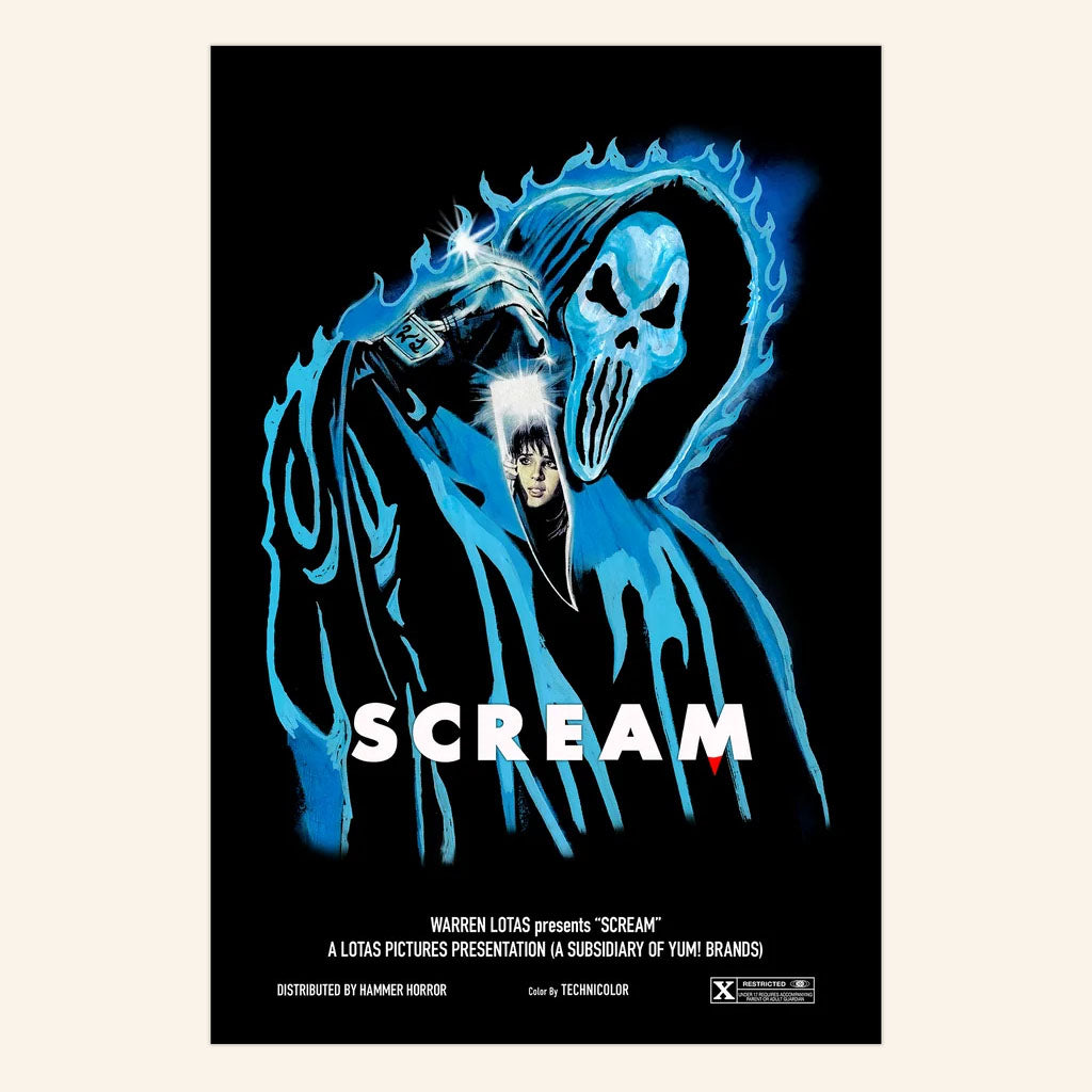 Warren Lotas Merch 2026 Shriek Poster Scream Movie Merch Decor Present For Horror Lovers