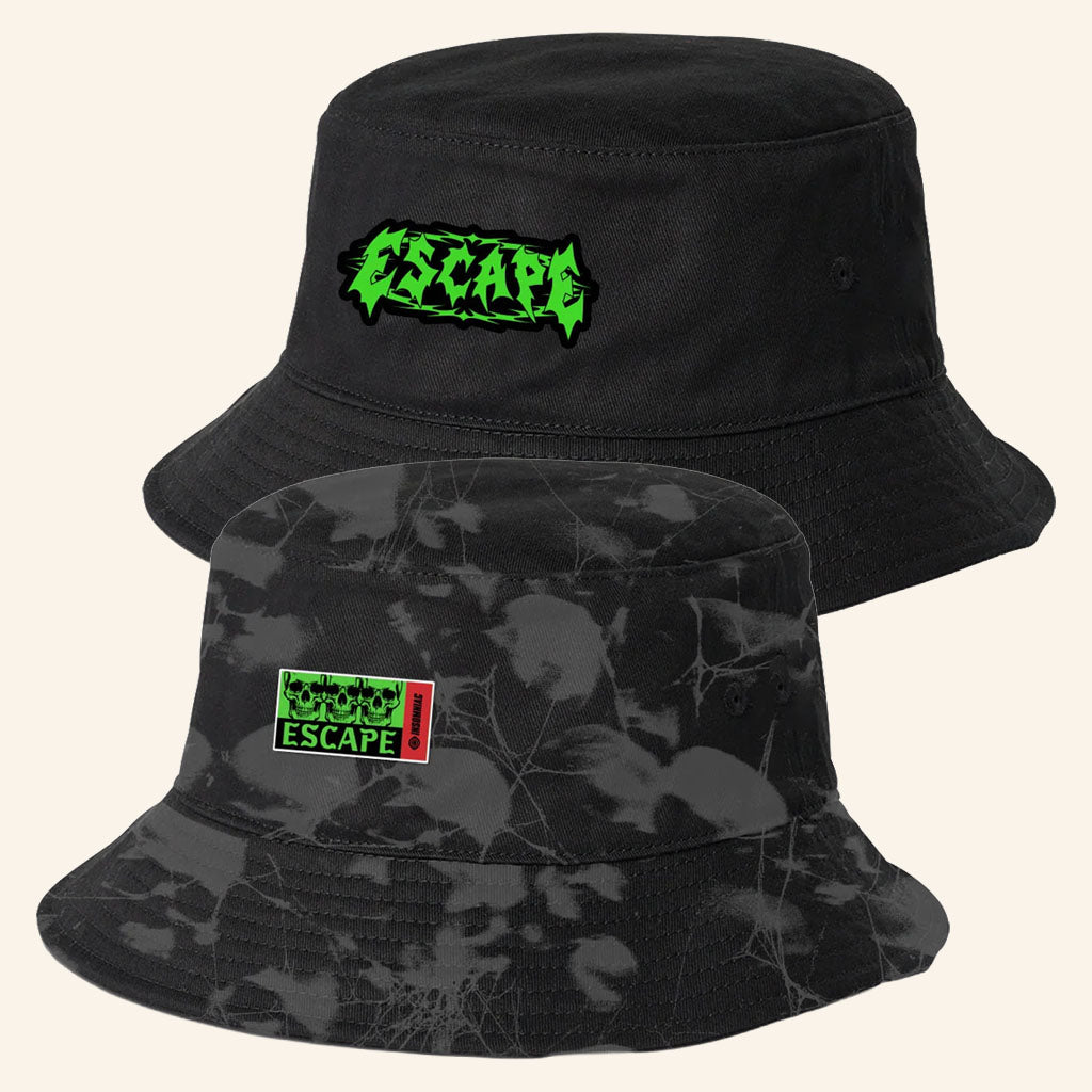 Insomniac Shop Merch 2026 Skull Web Bucket Hat Escape Halloween Merch Gift For Festival Lovers