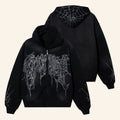 Revenge Merch 2026 Arachnid Zip Hoodie Halloween Gifts Ideas For Friends