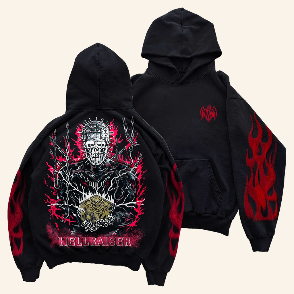 Warren Lotas Merch 2026 Nail Face Hoodie Black Hellraiser Merch Gift For Horror Movie Fans