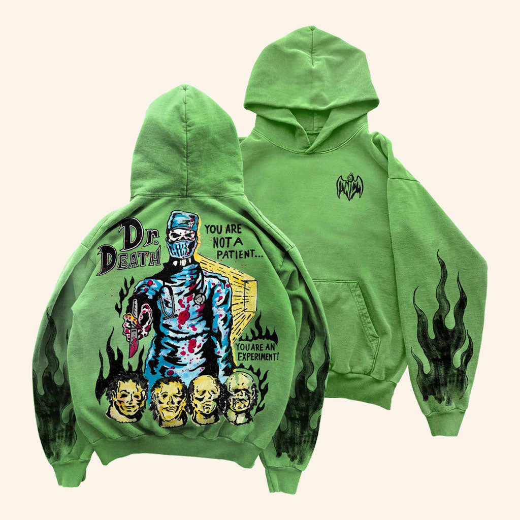 Warren Lotas Merch 2026 Dr Death III Hoodie Creepy Hoodie Gift For Horror Enthusiasts
