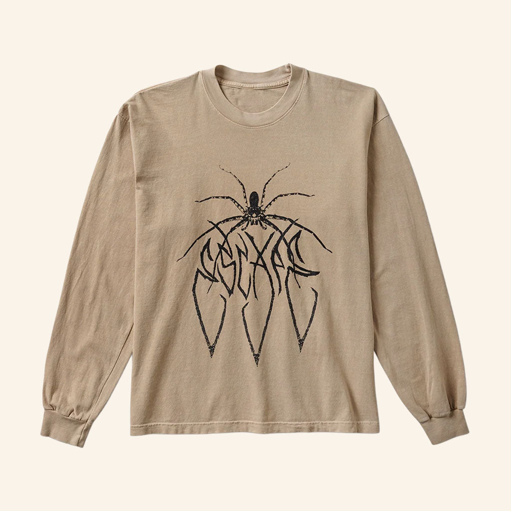 Insomniac Shop Merch 2026 Escaping Spider Long Sleeve Shirt Gift Ideas For Festival Goers