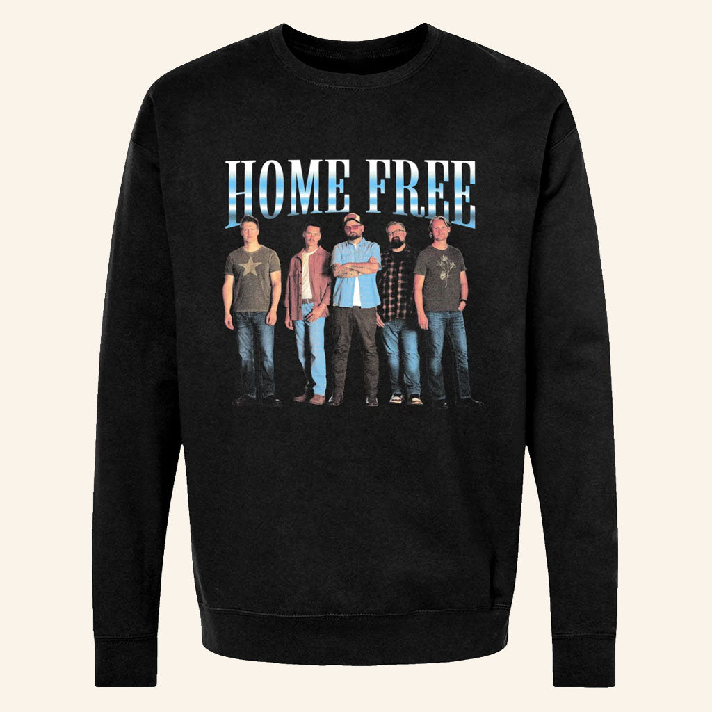 Home Free Music Merch 90's Country Mixtape Vol 1 Photo Sweatshirt Presents For Music Lovers