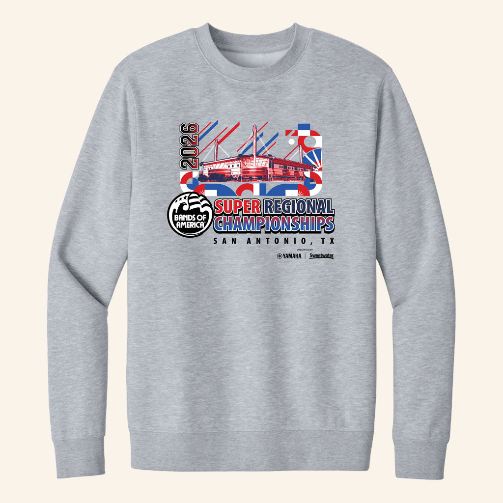 Bands Of America Merch BOA 2026 Super Regional SA TX Sweatshirt Music Related Gifts