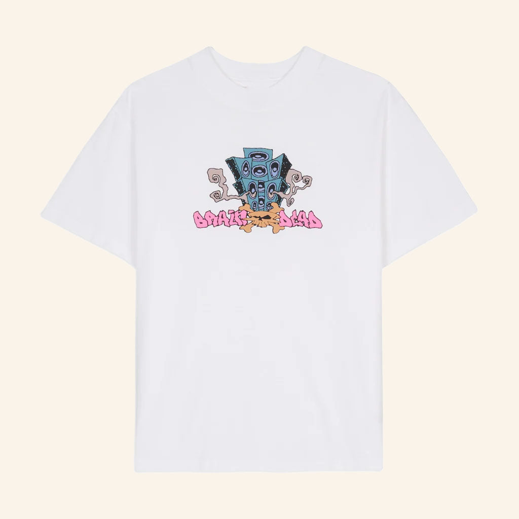 Brain Dead Merch 2026 Rumble In The Jungle T-Shirt White Top Gifts For Music Lovers