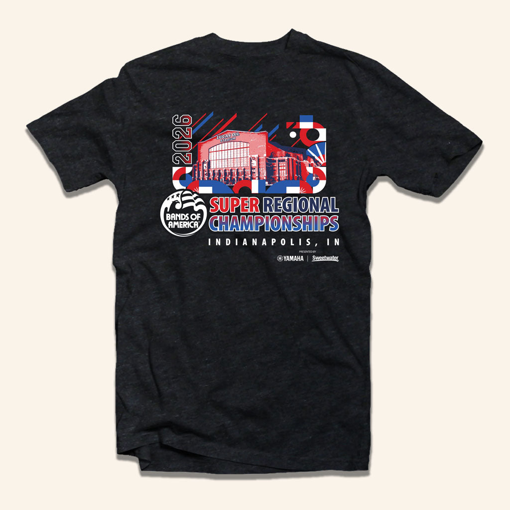 Bands Of America Merch BOA 2026 Super Regional Indianapolis IN T-Shirt Music Gift Ideas