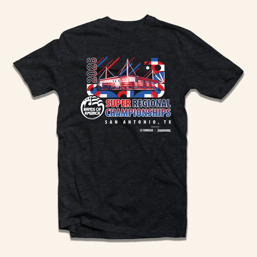 Bands Of America Merch BOA 2026 Super Regional SA TX T-Shirt Gift Ideas For Music Lovers