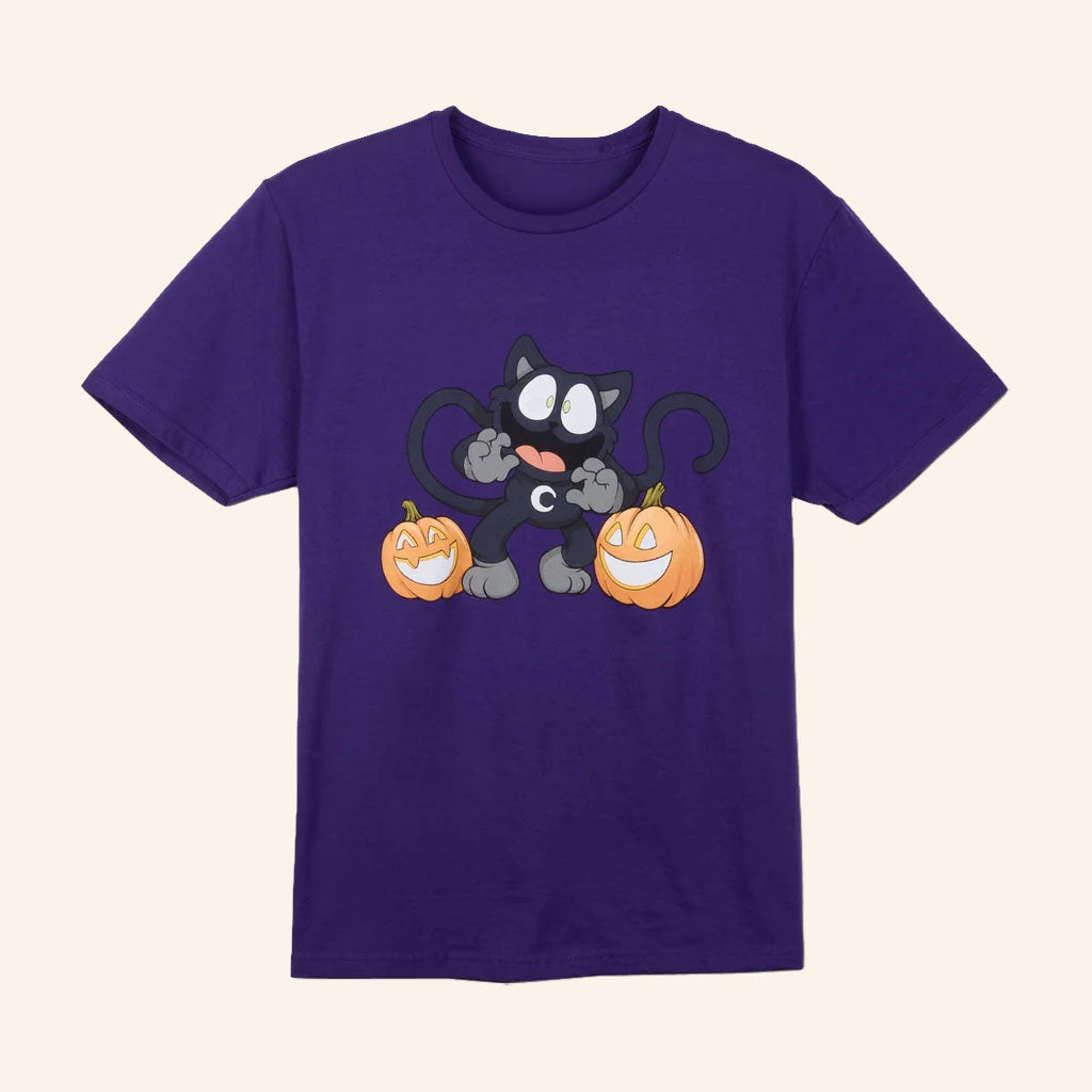 Poppy Playtime Merch 2026 Halloween Midnight CatNap T-Shirt Best Gift For Game Lovers