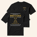 Born X Raised Merch 2026 Compliments Of BXR T-Shirt Black Gift Ideas For Husband