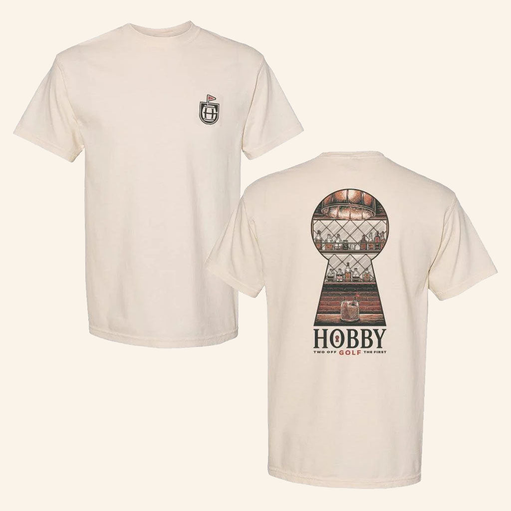 The Hobby Keyhole T-Shirt Two Off Golf The First Shirt Present For Golf Lovers