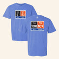NY Comeback T-Shirt San Antonio Spurs vs New York Knicks Score Board Tee Basketball Fan Gifts