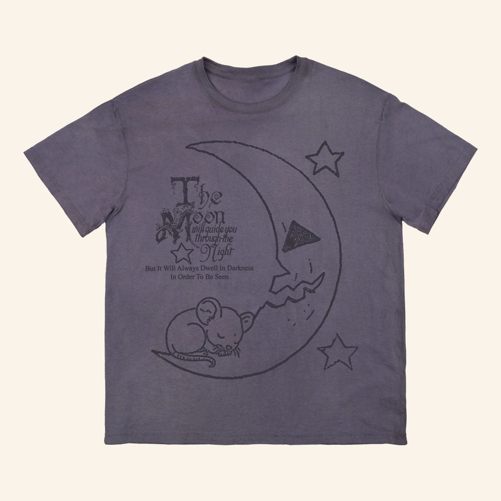 Online Ceramics Merch 2026 The Moon Will Guide You Through The Night Hand T-Shirt Gifts