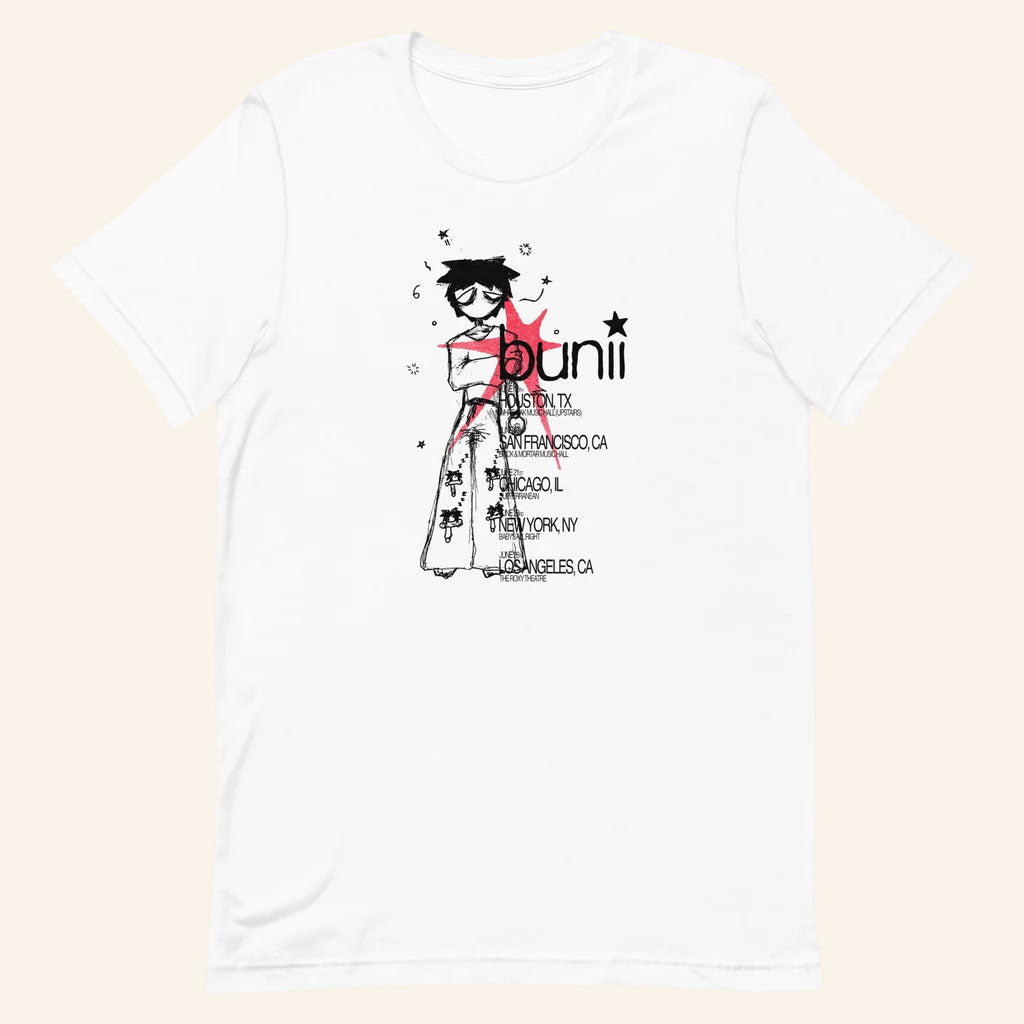 Bunii Merch 2026 Icon Character T-Shirt Best Gifts For Music Lovers