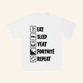 Yeat x Fortnite Merch 2026 Eat Sleep Yeat Fortnite Repeat T-Shirt Gift For Friends