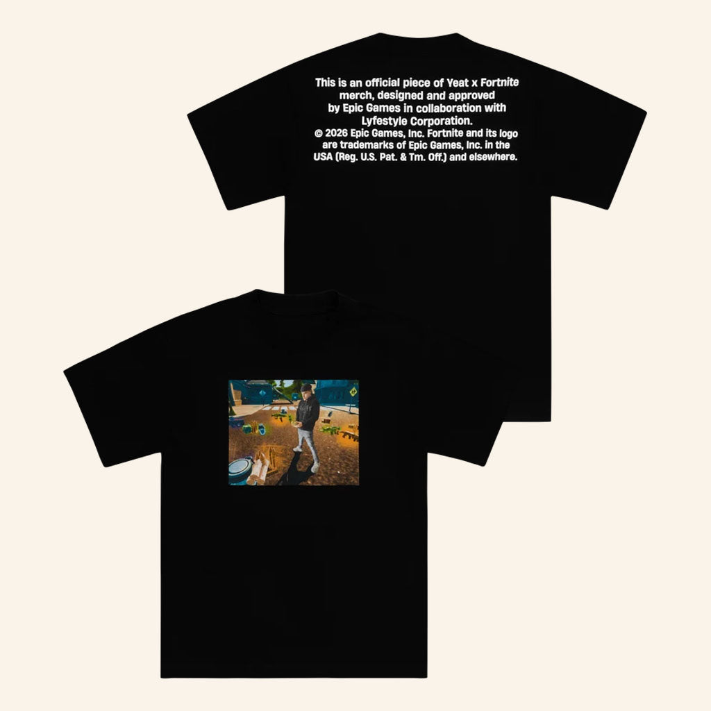 Yeat x Fortnite Merch 2026 Money Spread T-Shirt Good Gifts For Gamers