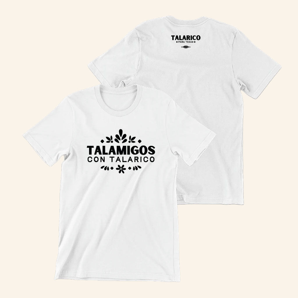 James Talarico Merch 2026 Talamigos Con Talarico White T-Shirt Texas Political Statement Shirt