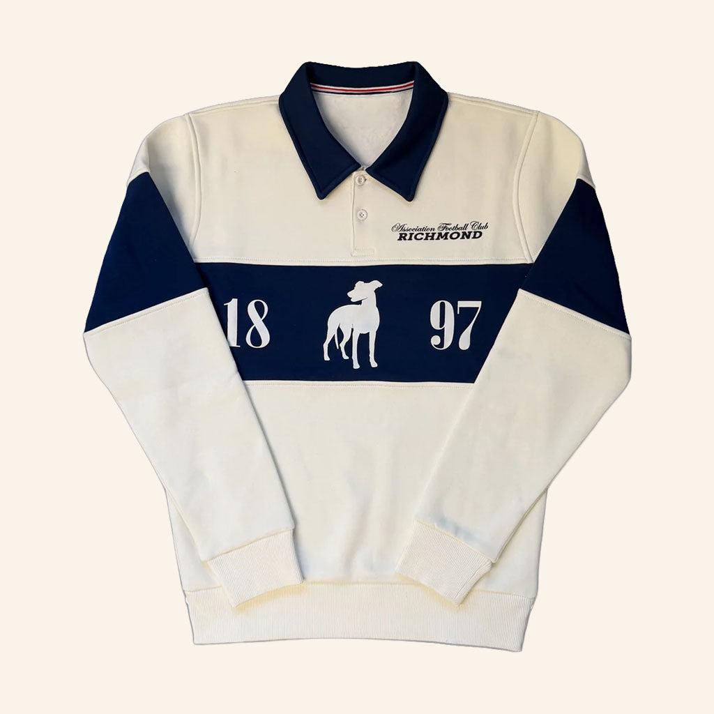 Ted Lasso Merch 2026 AFC Richmond 1897 Heritage Polo Long Sleeve Shirt Gifts For TV Series Fans