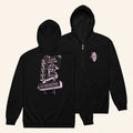 DWTS Merch Dancing With The Stars Women's Zip-Up Hoodie Live From Hollywood Apparel Black