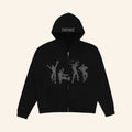 Yeat x Fortnite Merch 2026 Yeat Emote Zip Hoodie Black Fortnite Hoodie Gift Ideas For Gamers