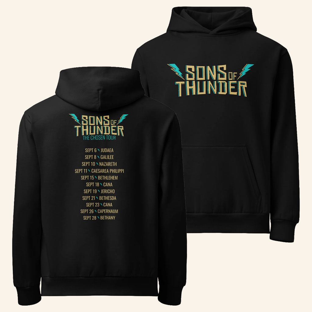 The Chosen Merch 2026 Sons Of Thunder Hoodie Christian Clothing Gift Ideas For Fans