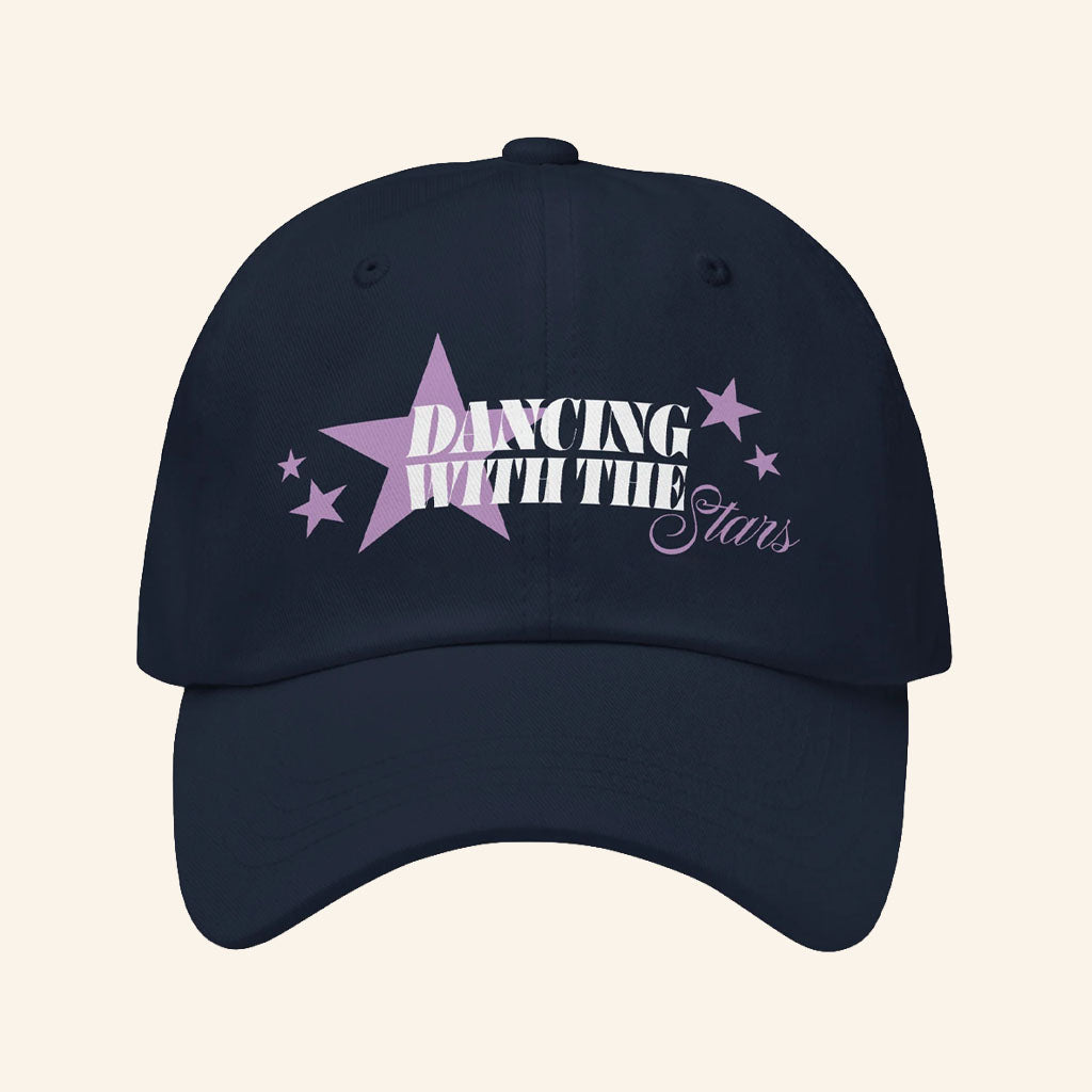 DWTS Merch Dancing With The Stars Navy Hat Embroidered Best Gifts For TV Series Fans