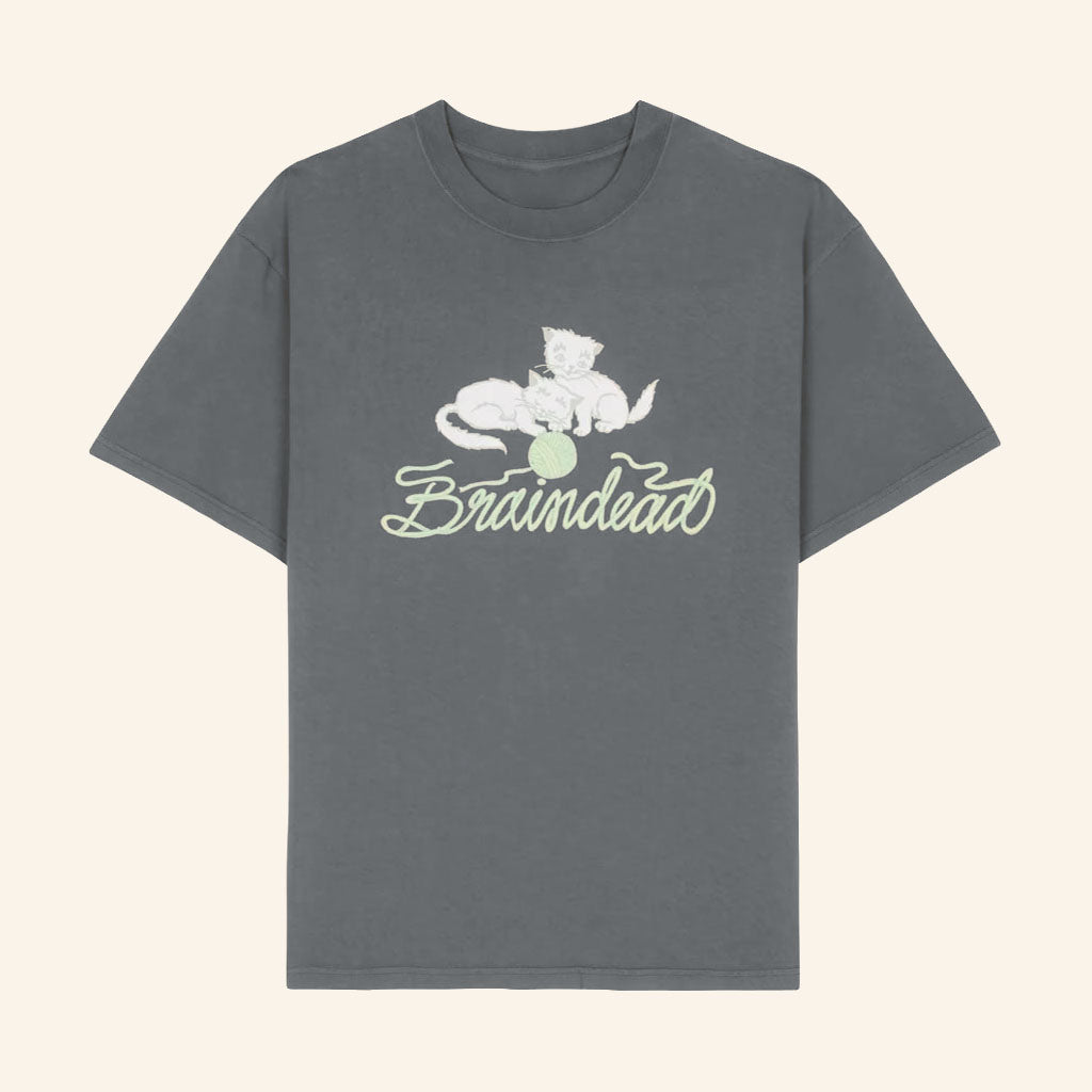 Brain Dead Merch 2026 Kitten Yarn T-Shirt Birthday Gifts For Sisters