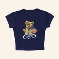 Citizen Merch 2026 Teddy Bear Baby Tee Navy Music Lover Gifts For Her