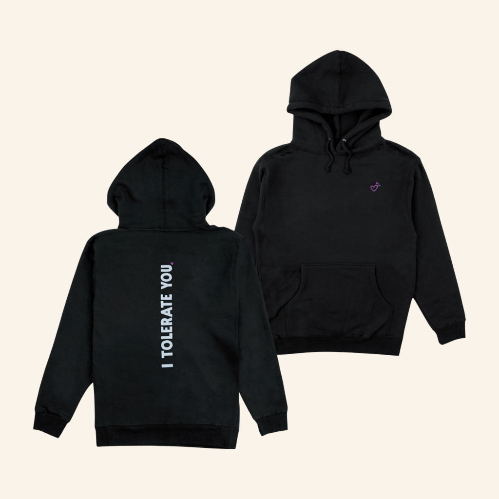 Darcy And Jer Merch 2026 I Tolerate You Hoodie Black Gift Ideas For Friends