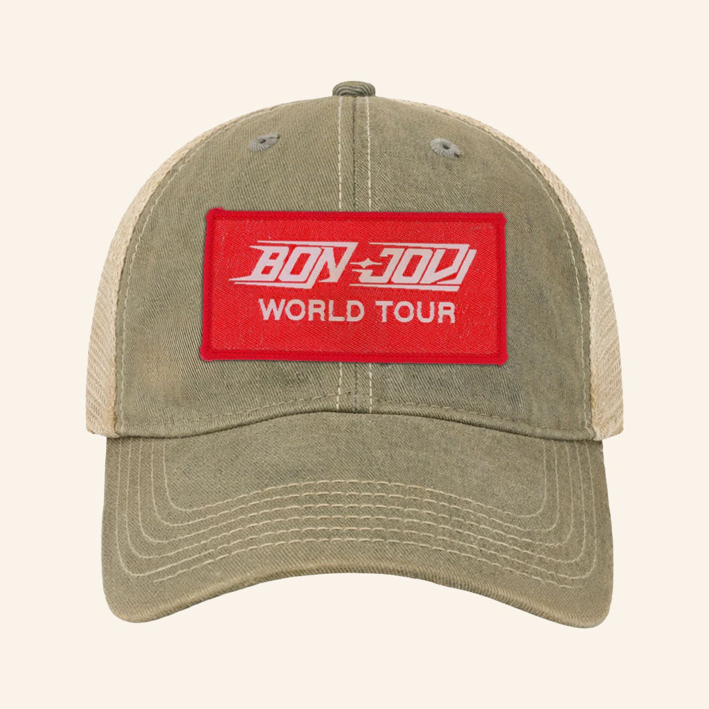 Bon Jovi Merch 2026 Forever Tour Trucker Hat Gifts For A Rock Music Lover
