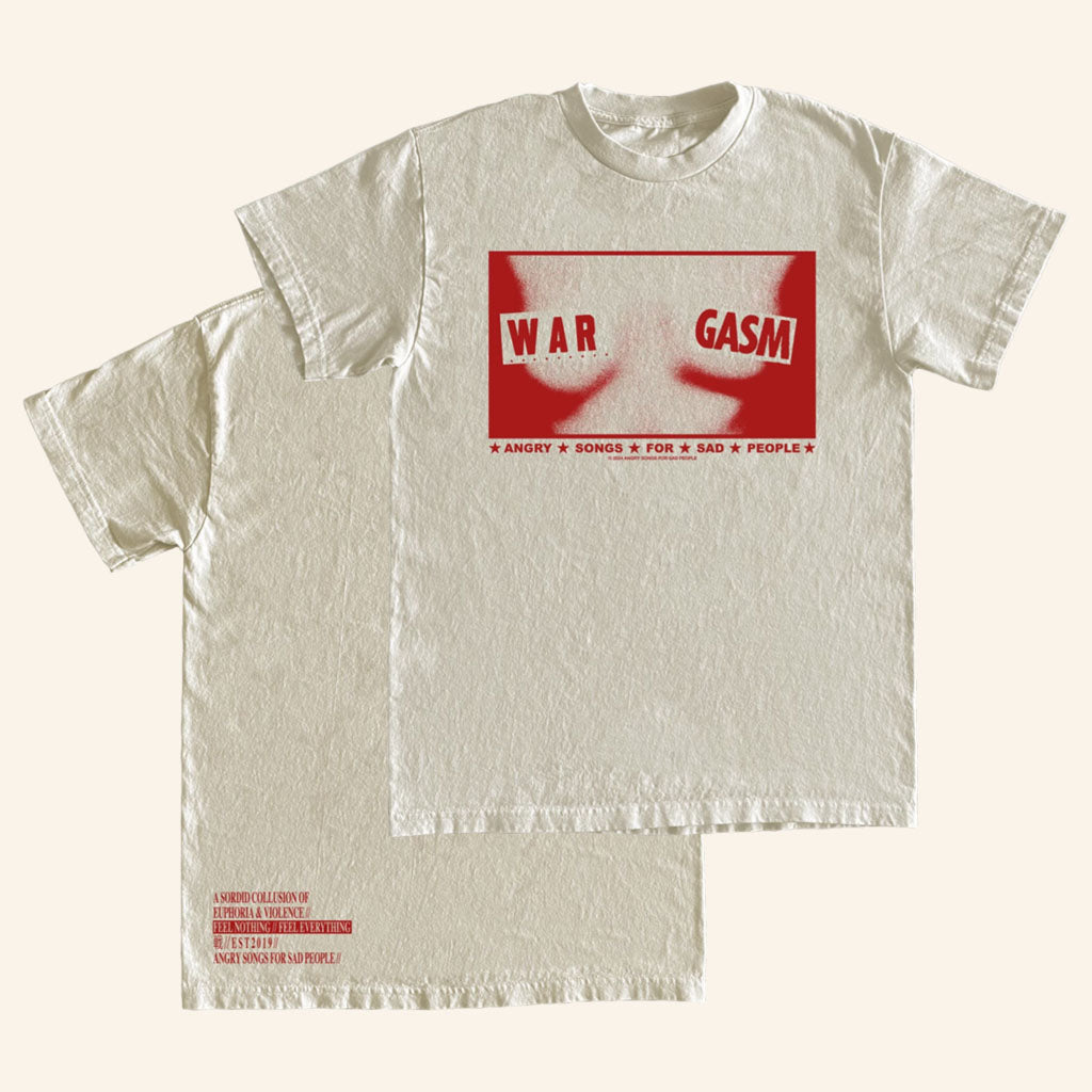 Wargasm Merch Angry Things For Sad People T-Shirt The War-Gasm Shirt Gifts For Friends