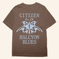 Citizen Merch 2026 Butterfly T-Shirt Halcyon Blues Shirt Gift For Music Lovers