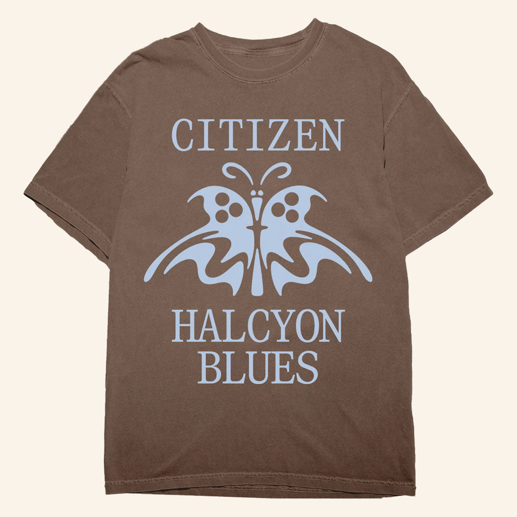 Citizen Merch 2026 Butterfly T-Shirt Halcyon Blues Shirt Gift For Music Lovers