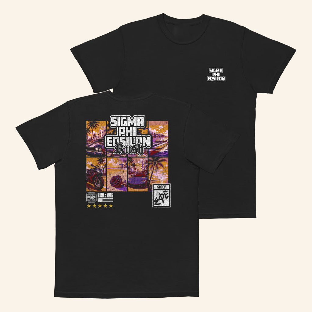 Sigma Phi Epsilon Merch 2026 SigEp Rush T-Shirt GTA Merch Gift Ideas For Brothers