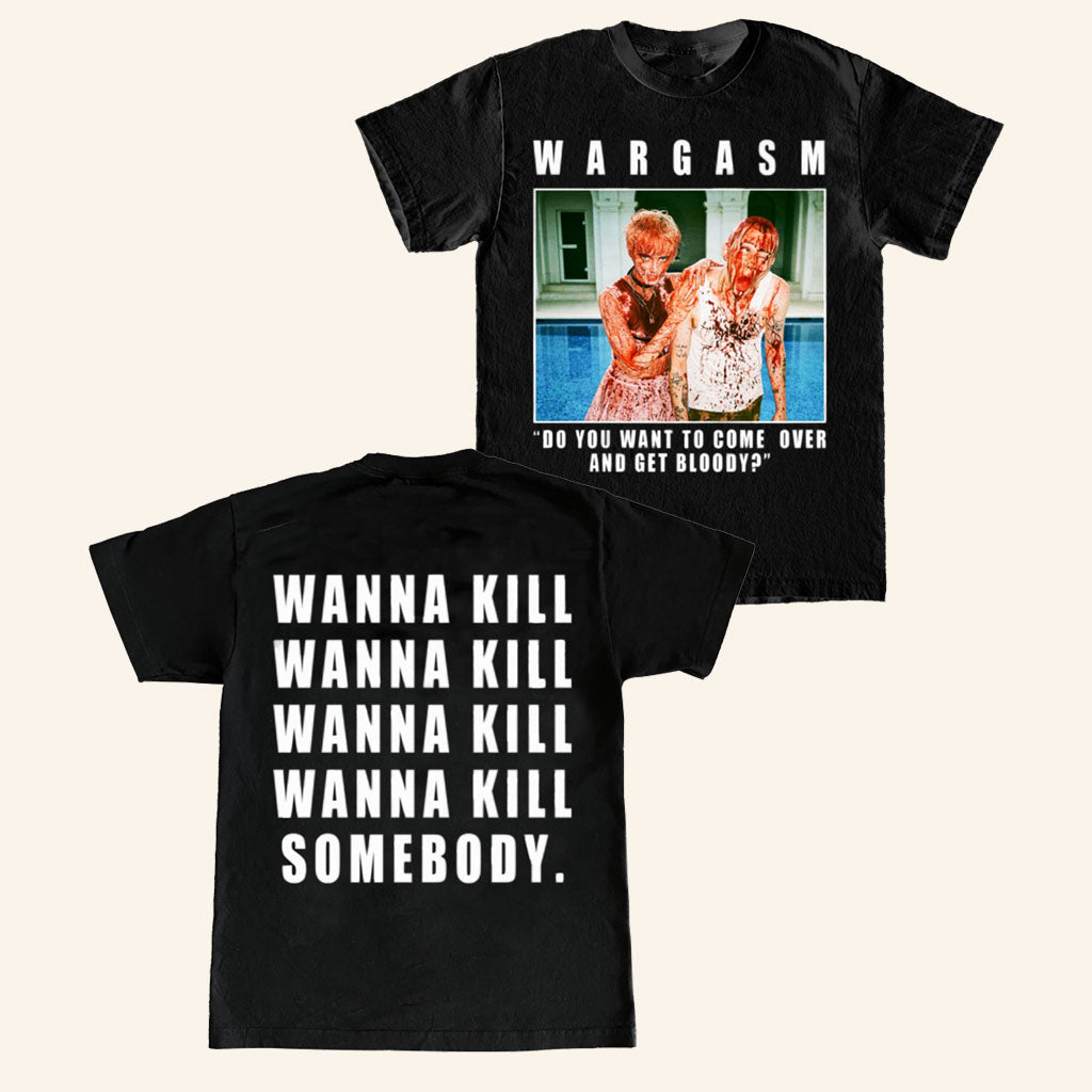 Wargasm Merch Angry Things For Sad People T-Shirt The Bastards Shirt Wanna Kill Somebody Tees
