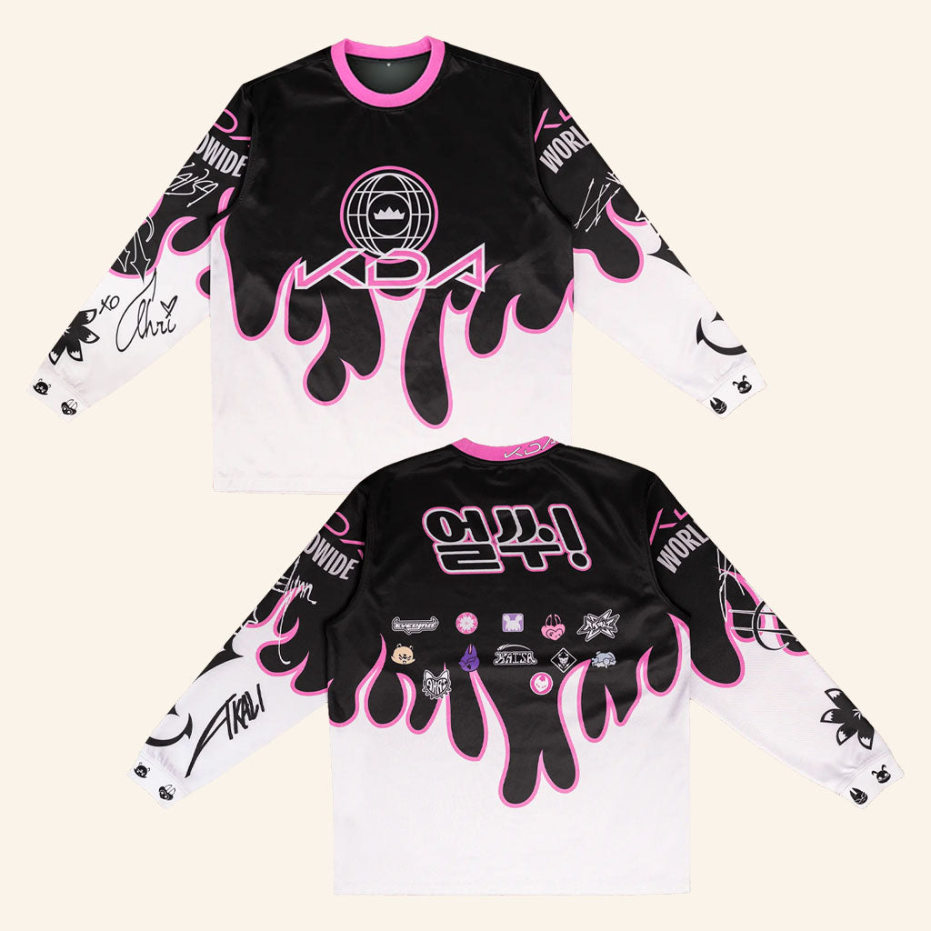 Riot Games Merch 2026 KDA Blades Firestarter Jersey KDA Merch Gift For LoL Gamers