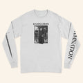 Damnation Festival Merch 2026 AMP Guardian White Long Sleeve Shirt Gifts For Concert Lovers