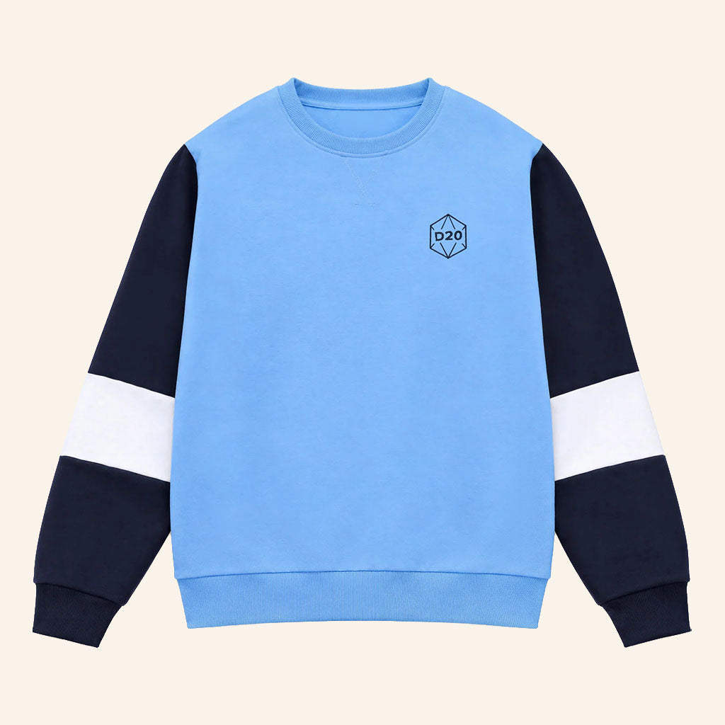 Dropout Merch 2026 Dimension 20 Colorblock Crewneck Sweatshirt Gift For Dnd Lovers