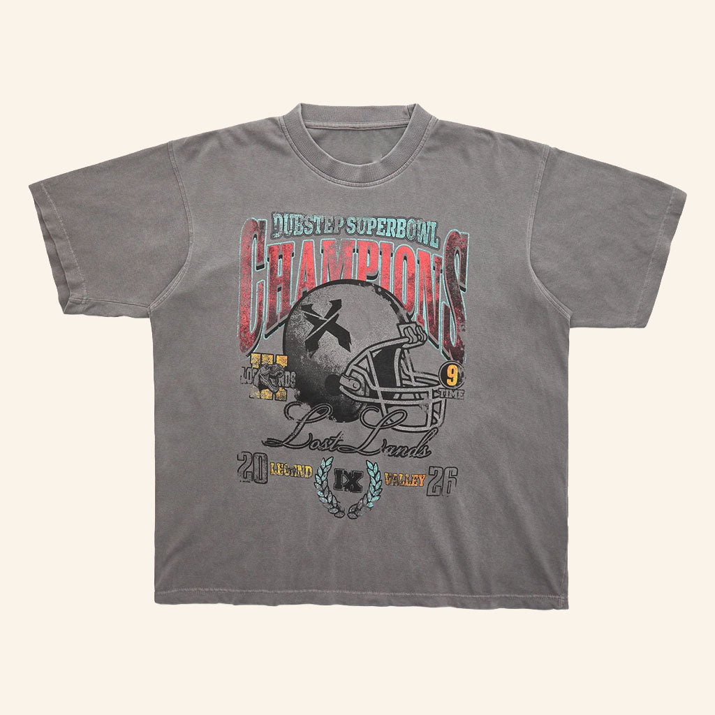 Lost Lands Merch Dubstep Superbowl Champions 2026 T-Shirt Gift For Husband