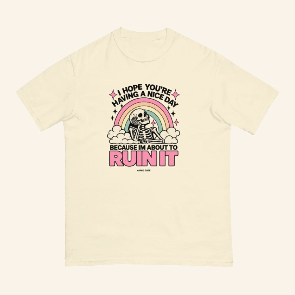 Annie Elise Merch 2026 Hope You're Having a Nice Day T-Shirt Gift Ideas For Sisters