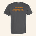 Old Row Merch 2026 Just Wanna Drink Knoxville T-Shirt Watch The Vols Tee College Football Gifts