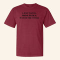 Old Row Merch 2026 Just Wanna Drink Columbia T-Shirt Watch The Cocks Tee Football Fan Gifts