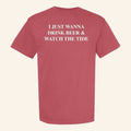 Old Row Merch 2026 Just Wanna Drink Tuscaloosa T-Shirt Watch The Tide Shirt Gift For Friends