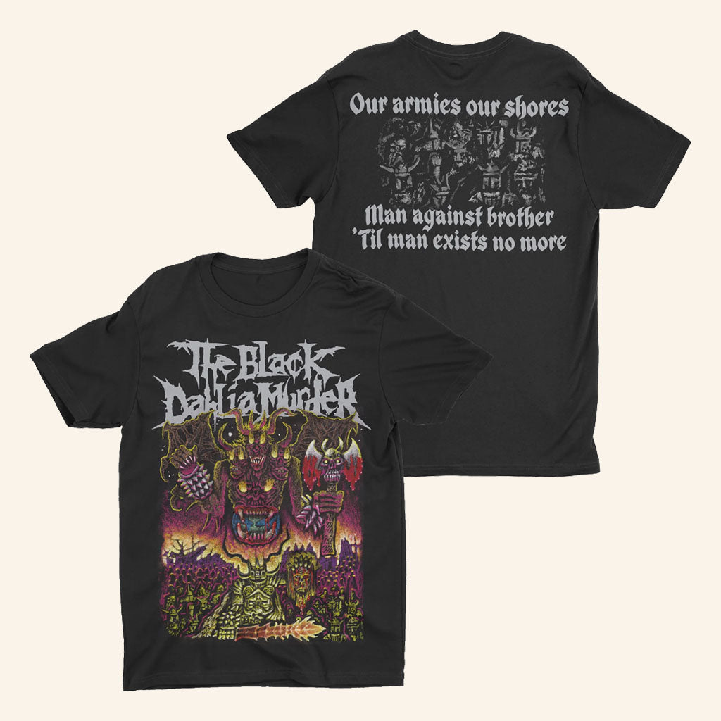 Night Shift Merch 2026 The Black Dahlia Murder Our Armies T-Shirt Gift For Band Fans